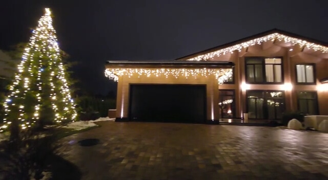 видео украшения дома на Новый год
